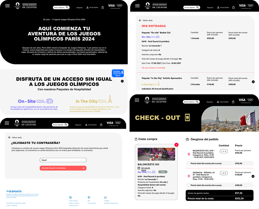 UX/UI project 3 - Web application screens